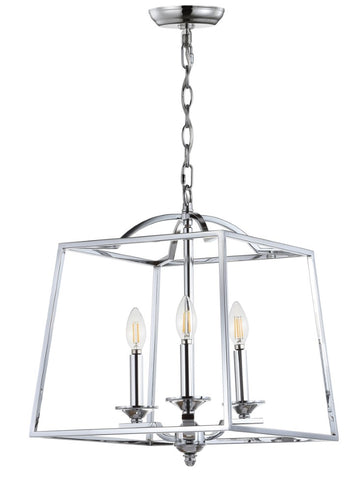 Gloria 14.5" Metal LED Pendant - JONATHAN Y